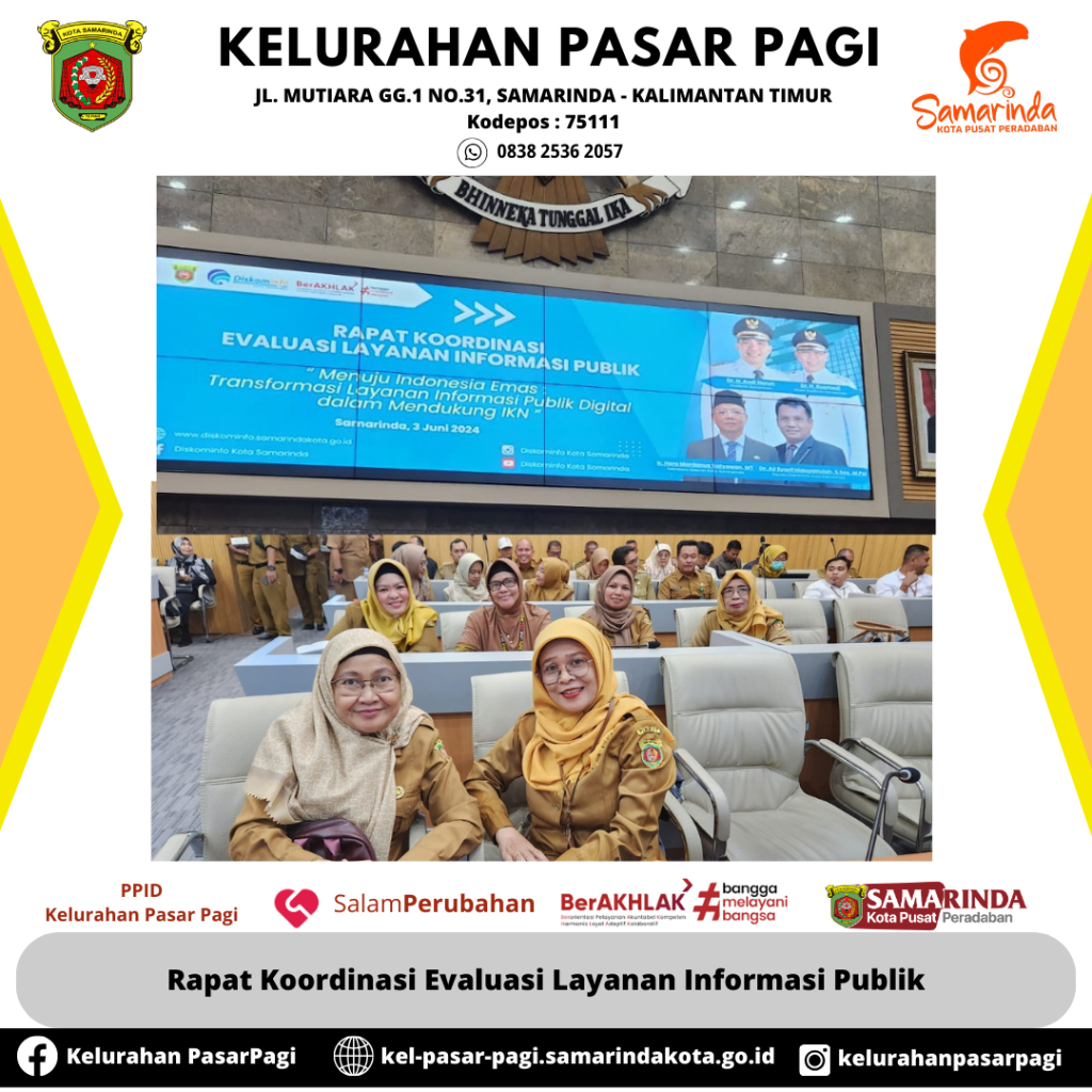 Rapat Koordinasi Evaluasi Layanan Informasi Publik