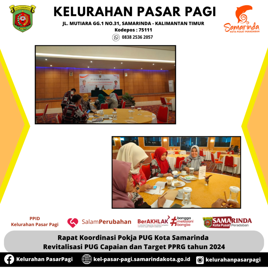 Rapat Koordinasi Pokja PUG Kota Samarinda