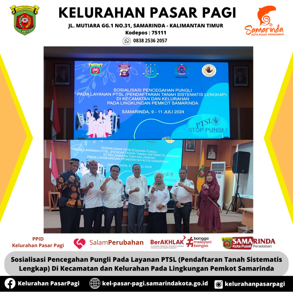Sosialisasi Pencegahan Pungli Pada Layanan PTSL