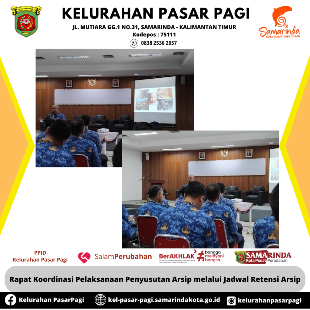 Rapat Koordinasi Pelaksanaan Penyusutan Arsip melalui Jadwal Retensi Arsip Tahun 2024