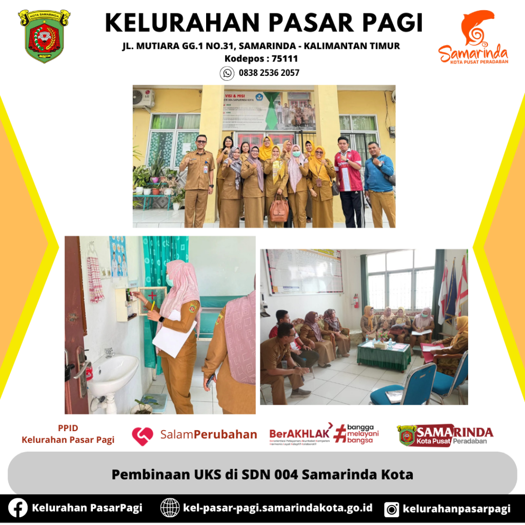 Pembinaan UKS di SDN 004 Samarinda Kota