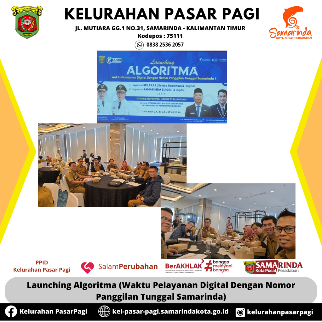 Launching Layanan 112 Digital untuk Pelaporan Layanan Digital Kecamatan dan Kelurahan