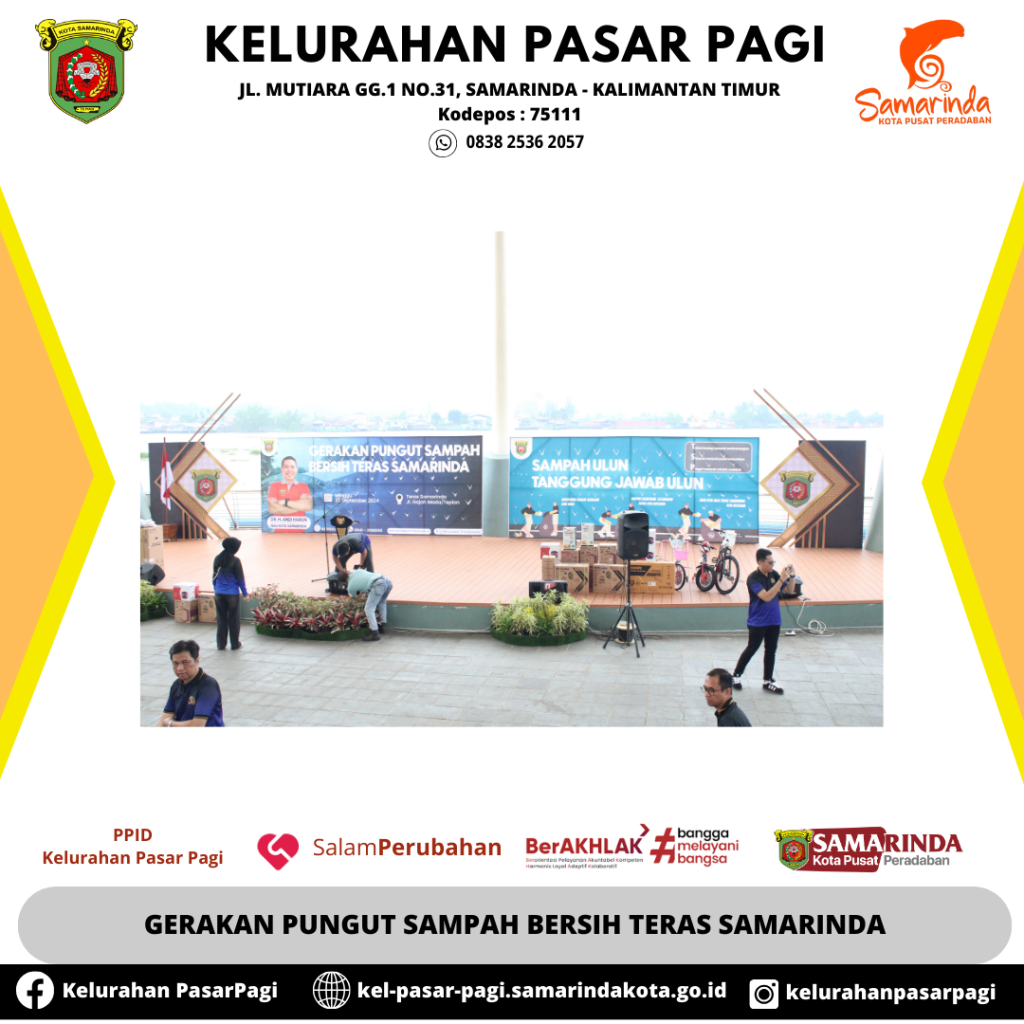 Gerakan Pungut Sampah Bersih Teras Samarinda