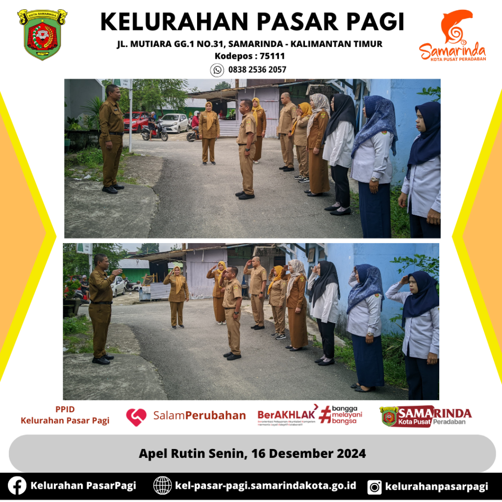 Apel Rutin Senin, 16 Desember 2024