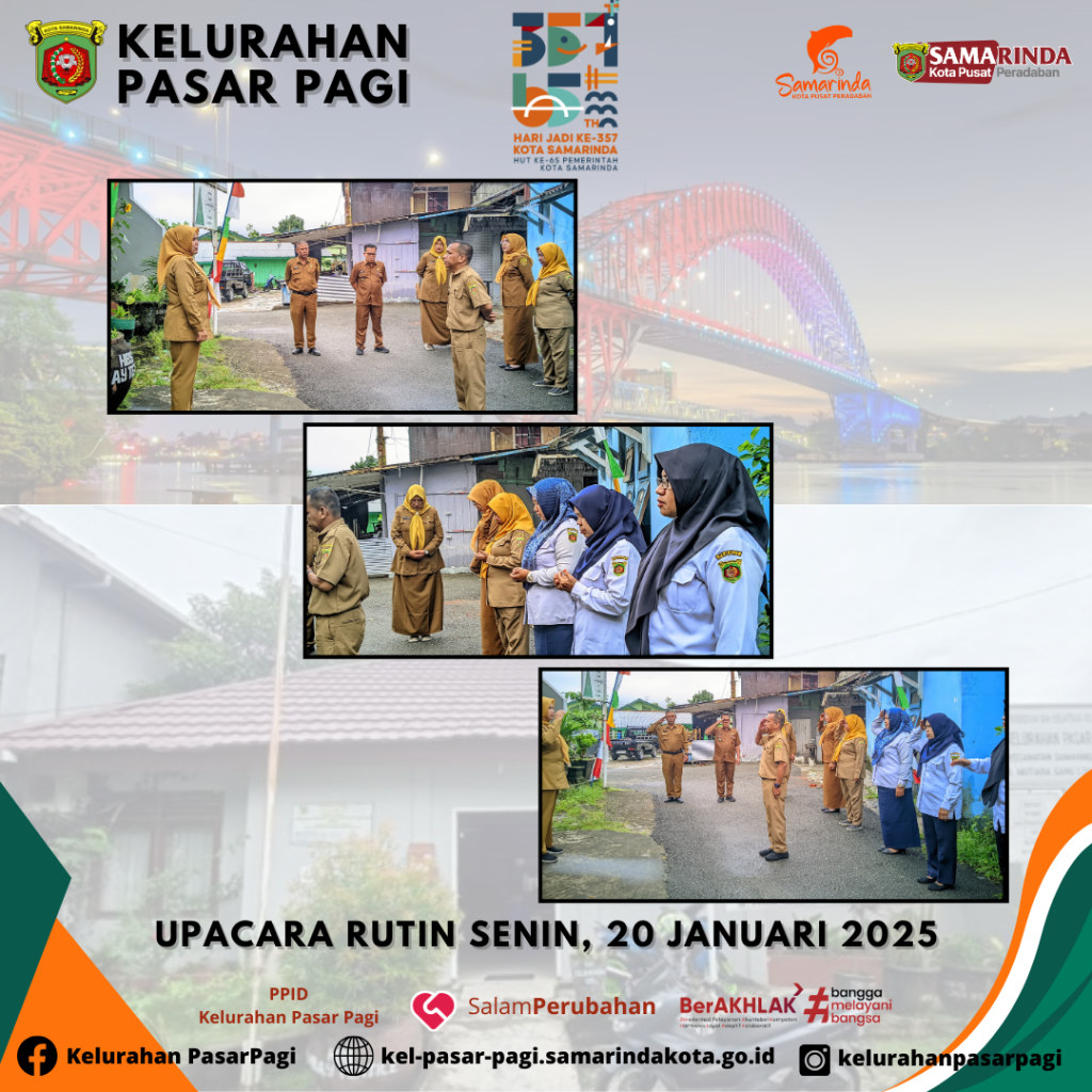 Upacara Rutin Senin, 20 Januari 2025