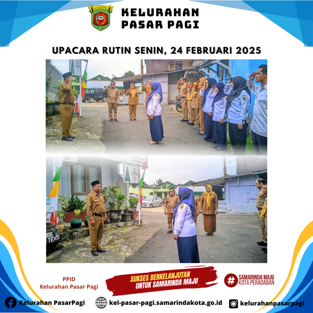 UPACARA RUTIN SENIN, 24 FEBRUARI 2025