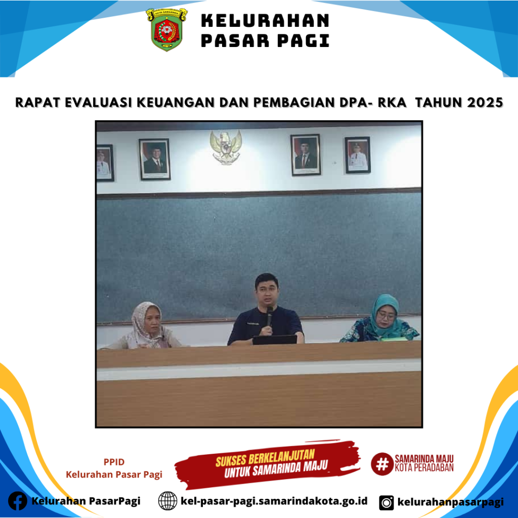 Rapat Evaluasi Keuangan dan Pembagian DPA- RKA Tahun 2025