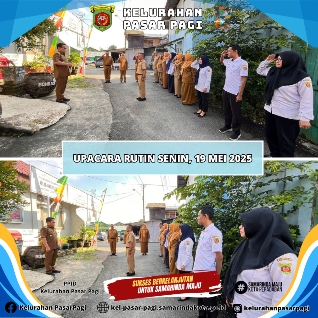 Upacara Rutin Senin, 19 Mei 2025