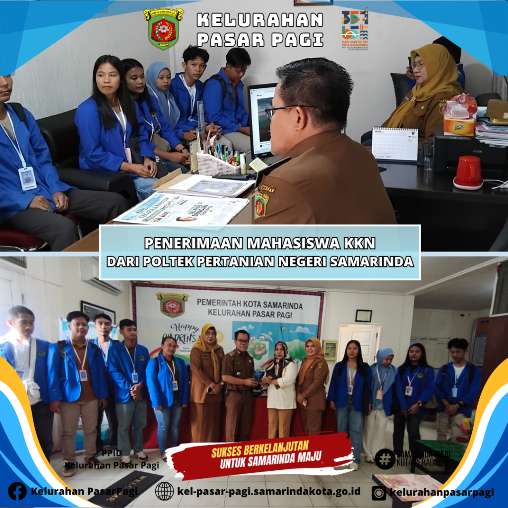 Menerima Mahasiswa KKN dari Politeknik Pertanian Negeri Samarinda