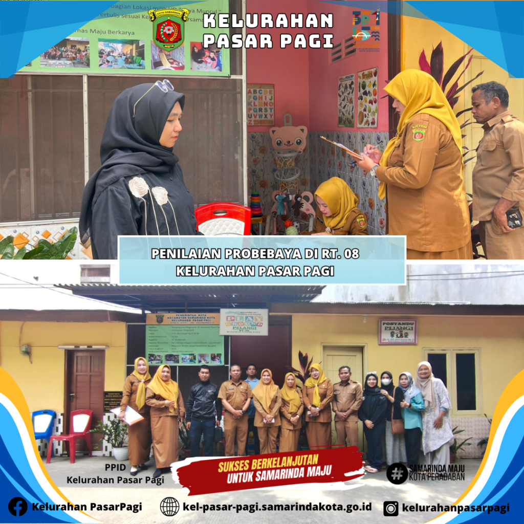 Penilaian Probebaya di RT 08 Kelurahan Pasar Pagi