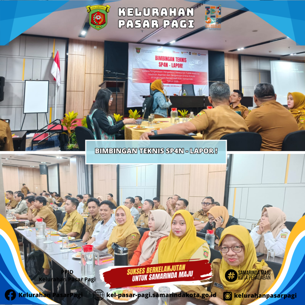 bimbingan teknis SP4N-Lapor !