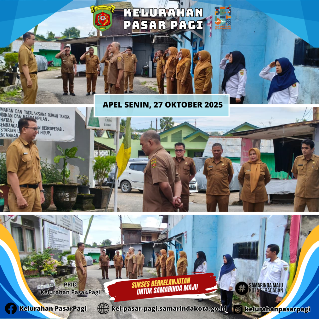 Apel rutin Senin, 27 Oktober 2025