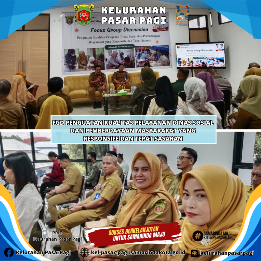 Forum Group Discussion "Penguatan Kualitas Pelayanan Dinas Sosial dan Pemberdayaan Masyarakat yang Responsife dan Tepat Sasaran"