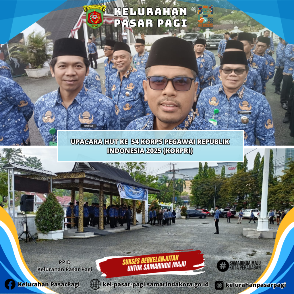 Lurah menghadiri Upacara Hut Ke 54 Korps Pegawai Republik Indonesia 2025 (KORPRI)