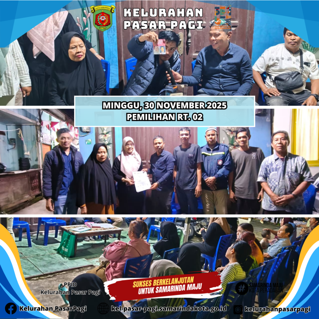 Pemilihan Ketua RT. 02 Kelurahan Pasar Pagi