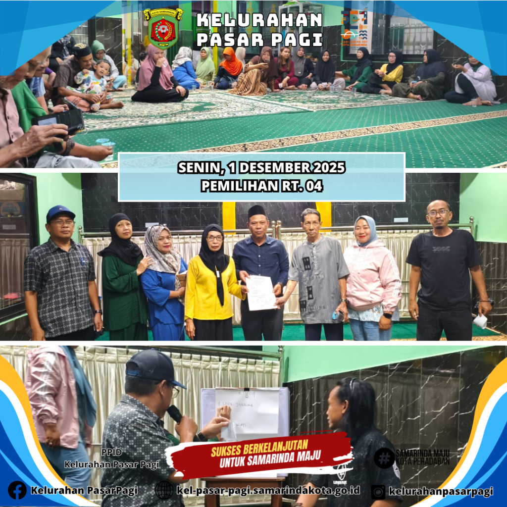 Pemilihan Ketua RT. 04 Kelurahan Pasar Pagi