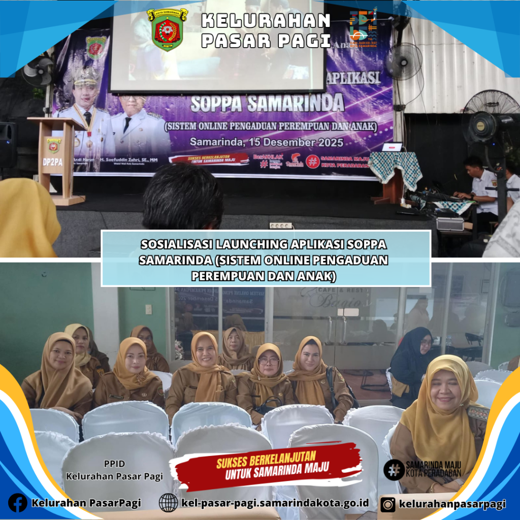 Sosialisasi & Launching Aplikasi SOPPA Samarinda (Sistem Online Pengaduan Perempuan dan Anak)