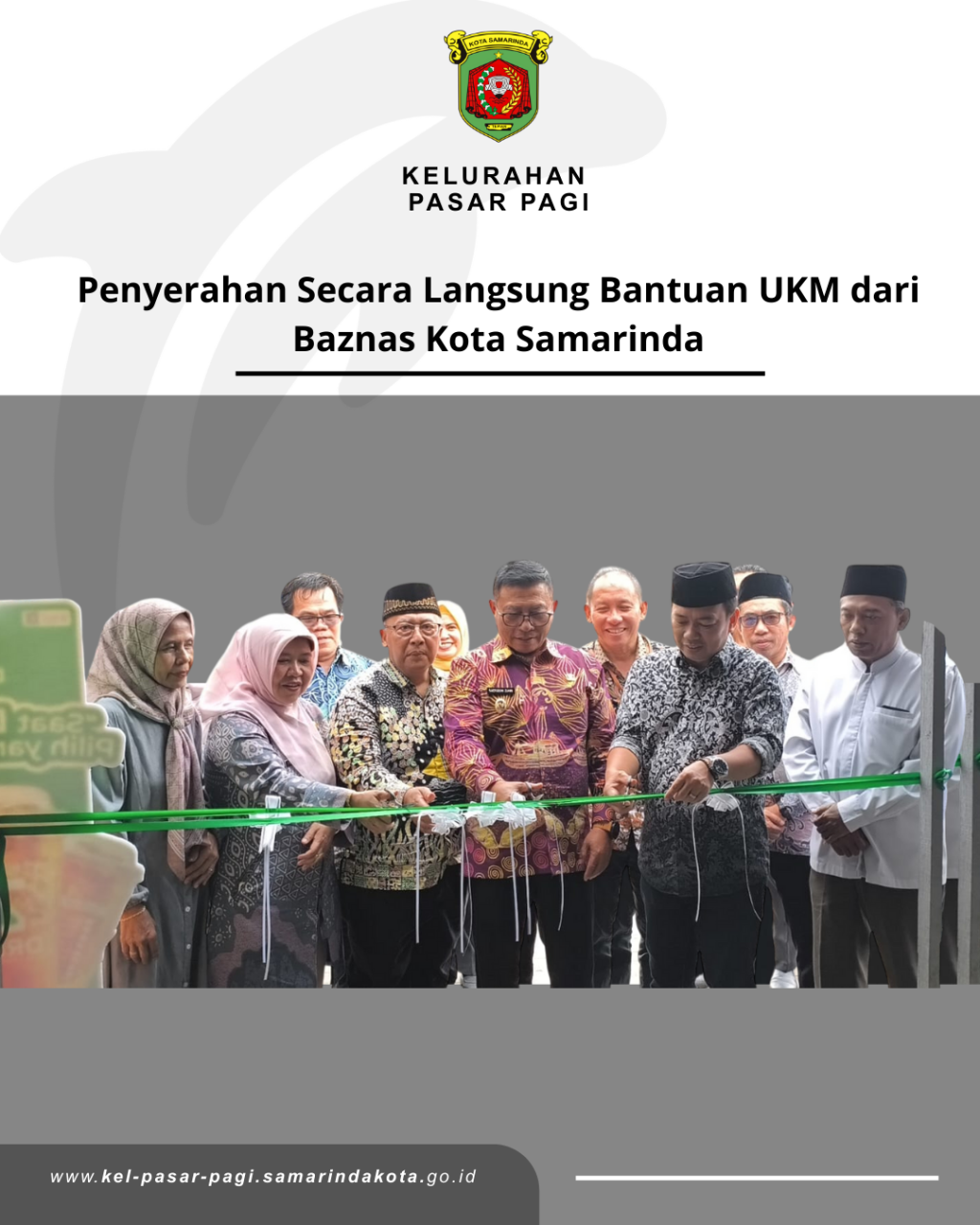 enyerahan secara Langsung Bantuan UKM dari Baznas Kota Samarinda