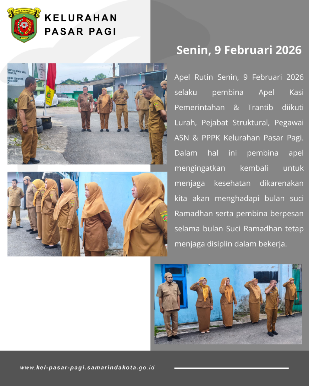 Apel Senin, 9 Februari 2026