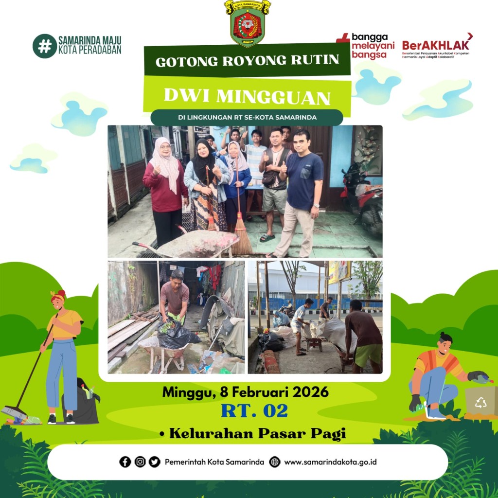 Gotong Royong di Wilayah RT. 02