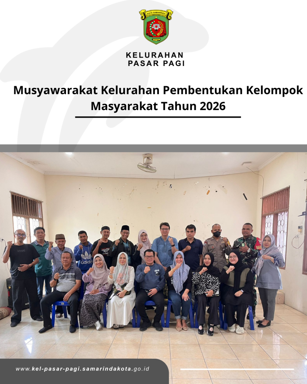 Musyawarah Kelurahan Pasar Pagi Pembentukan Kelompok Masyarakat (Pokmas) Tahun 2026