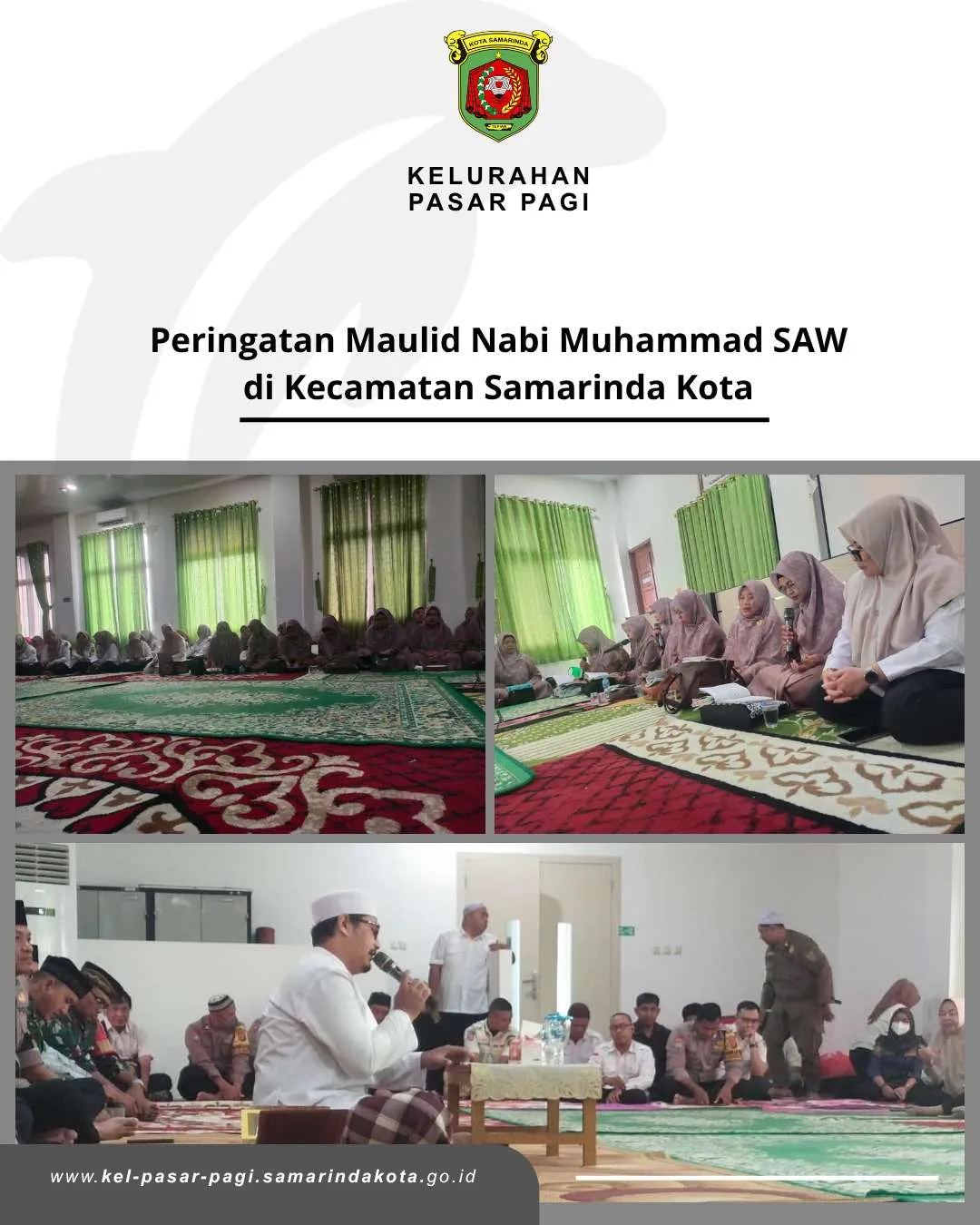Peringatan Maulid Nabi Muhammad SAW di Kecamatan Samarinda Kota