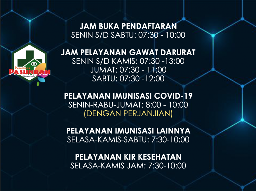JADWAL LAYANAN