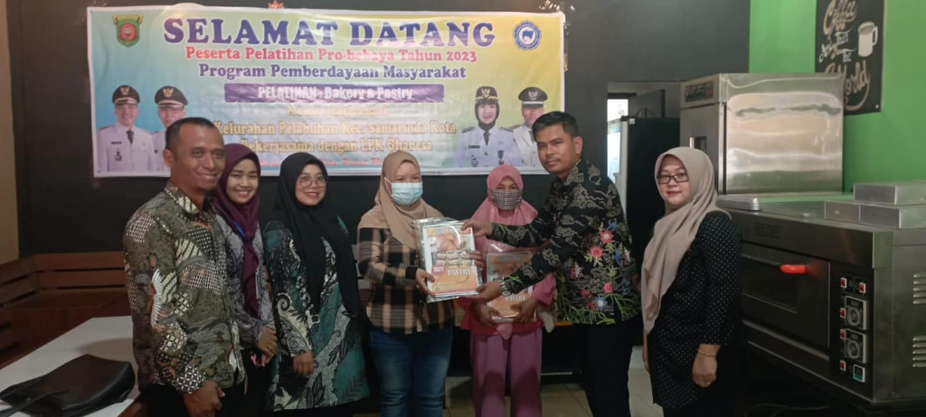 Pembukaan pelatihan Bakery & Pastry, Pokmas 2 Probebaya, Kelurahan Pelabuhan