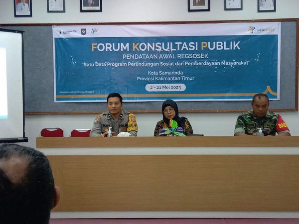 Forum konsultasi Publik Pendataan Awal Regsosek bersama RT wilayah Kelurahan Pelabuhan Sesi Kedua
