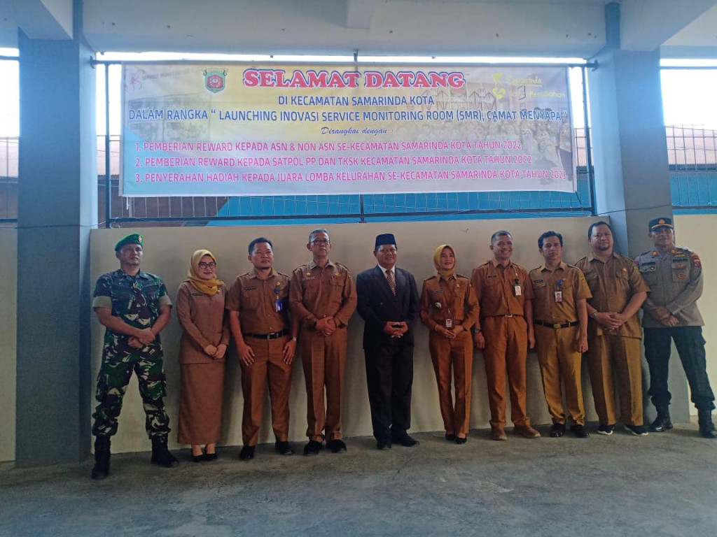 LAUNCHING INOVASI SERVICE MONITORING ROOM (SMR), CAMAT MENYAPA