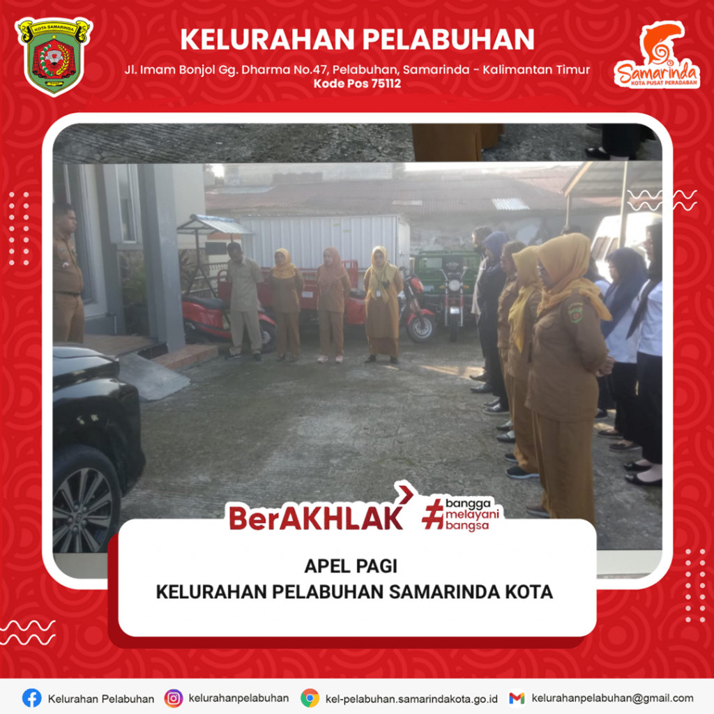 APEL PAGI KELURAHAN PELABUHAN SAMARINDA KOTA