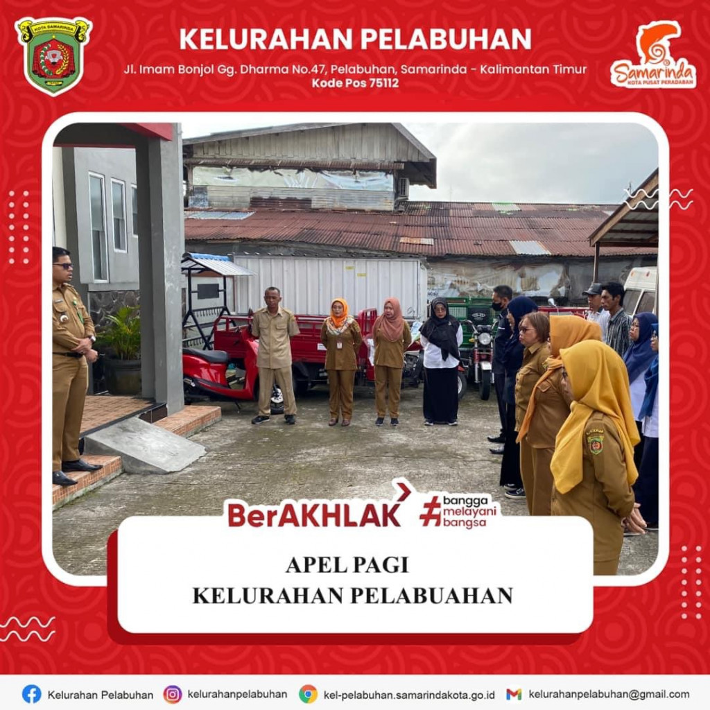Apel pagi Kelurahan Pelabuhan