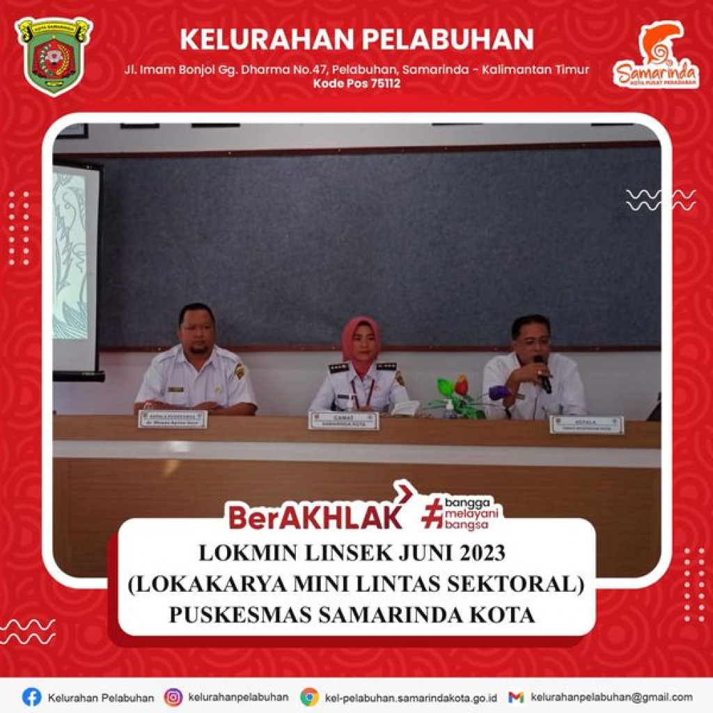 Lokakarya Mini Lintas Sektor oleh UPT Puskesmas Kecamatan Samarinda Kota