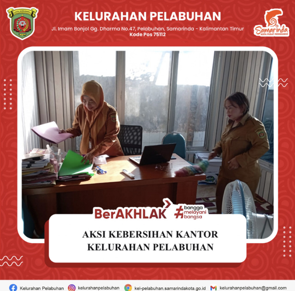 Aksi kebersihan 30 Menit Kelurahan Pelabuhan