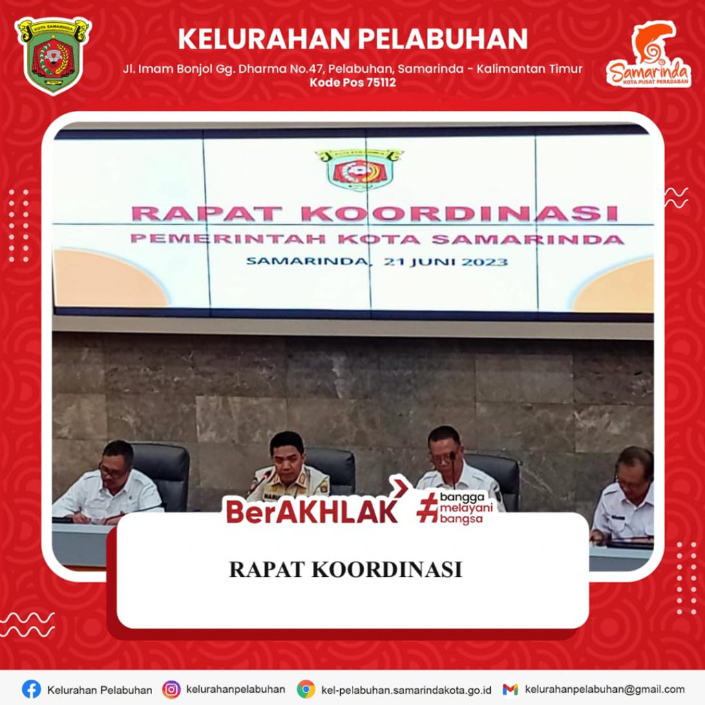 menghadiri Rapat Koordinasi