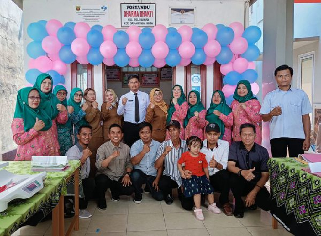 Kegiatan Lomba Posyandu Tingkat Kecsamarindakota  Bersama Posyandu Dharma Bhakti Kelurahan Pelabuhan.