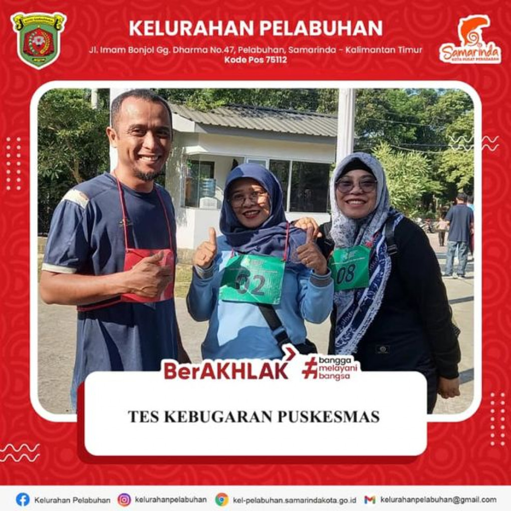 Tes Kebugaran Kelurahan Pelabuhan