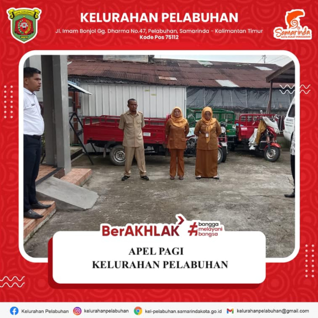 Apel pagi Kelurahan Pelabuhan