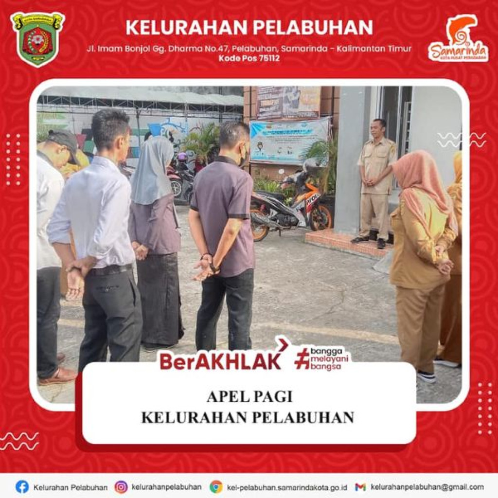 Apel pagi kelurahan pelabuhan