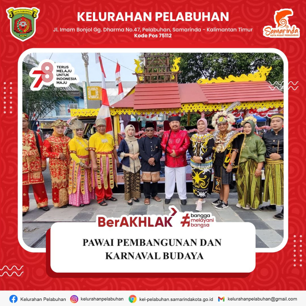 Pawai pembangunan dan karnaval budaya