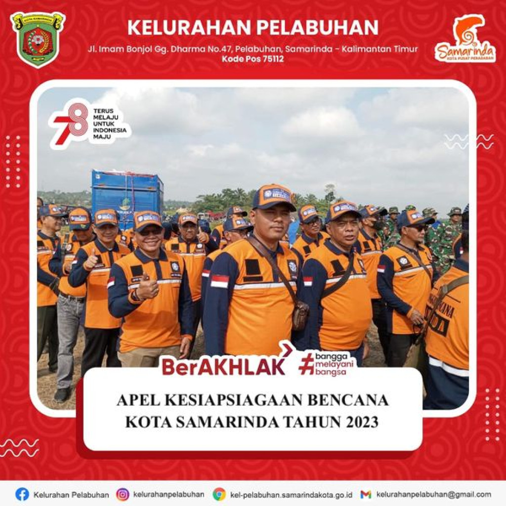 Apel kesiapsiagaan bencana alam Kota Samarinda tahun 2023.