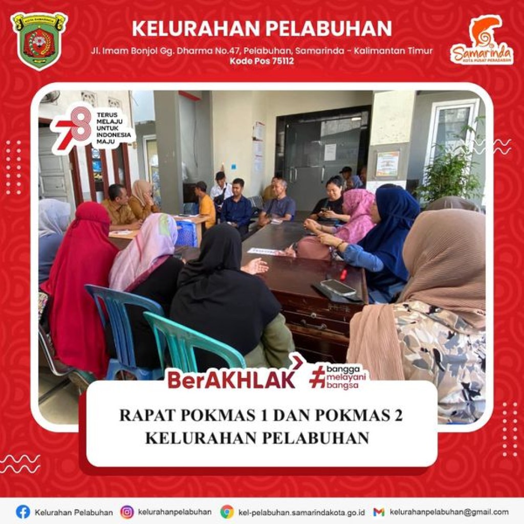 Rapat Koordinasi Pokmas Kelurahan Pelabuhan