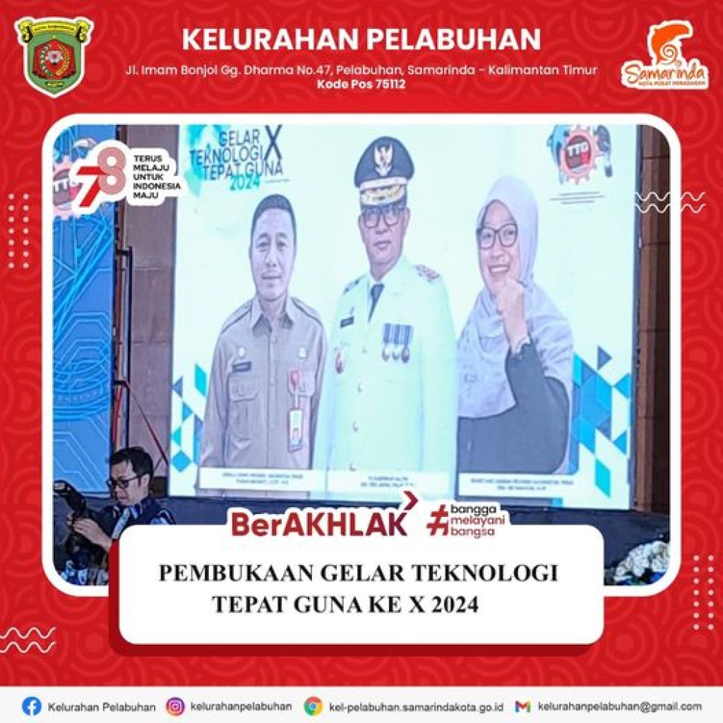 Pembukaan Gelar Teknologi Tepat Guna (TTG) Ke X Tingkat Provinsi Kalimantan Timur
