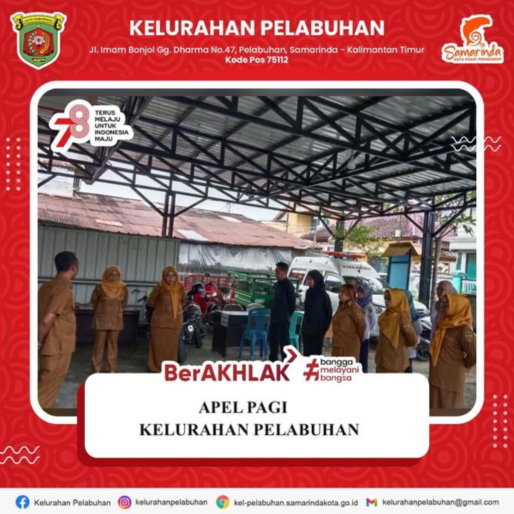 Apel pagi kelurahan pelabuhan