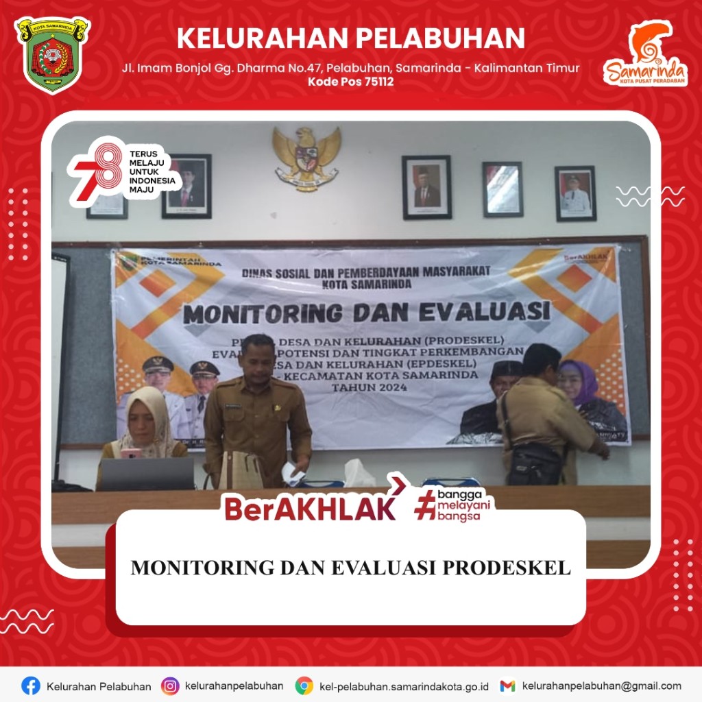 Monitoring dan sosialisasi Prodeskel dan Epdeskel