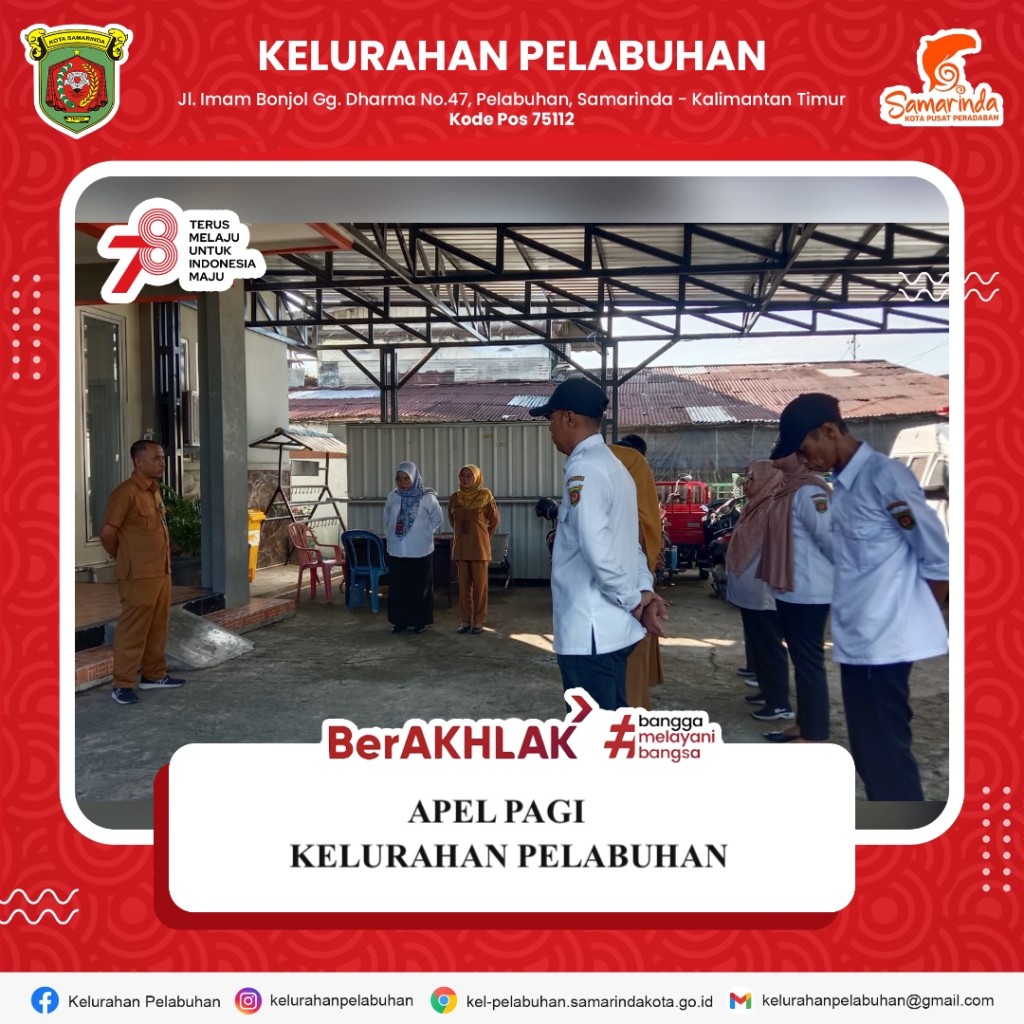 Apel pagi Kelurahan Pelabuhan