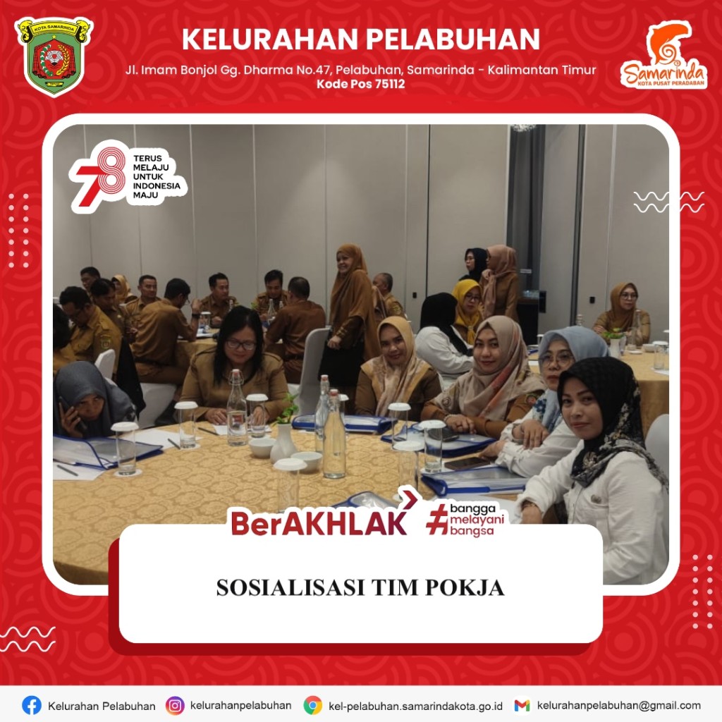 Sosialisasi Tim Pokja Bangga Kencana Serta Rencana Kerja Penyusunan GDPK ( Grand Design Pembangunan Kependudukan ) Kota Samarinda
