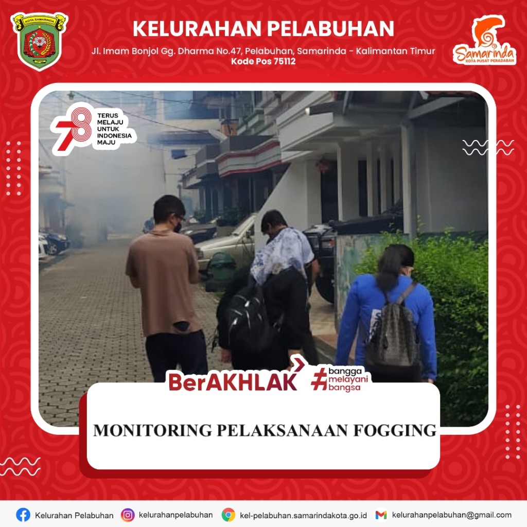 Monitoring pelaksanaan fogging