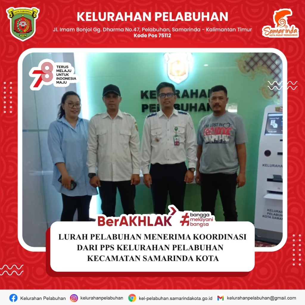 Menerima Koordinasi dari PPS Kelurahan Pelabuhan