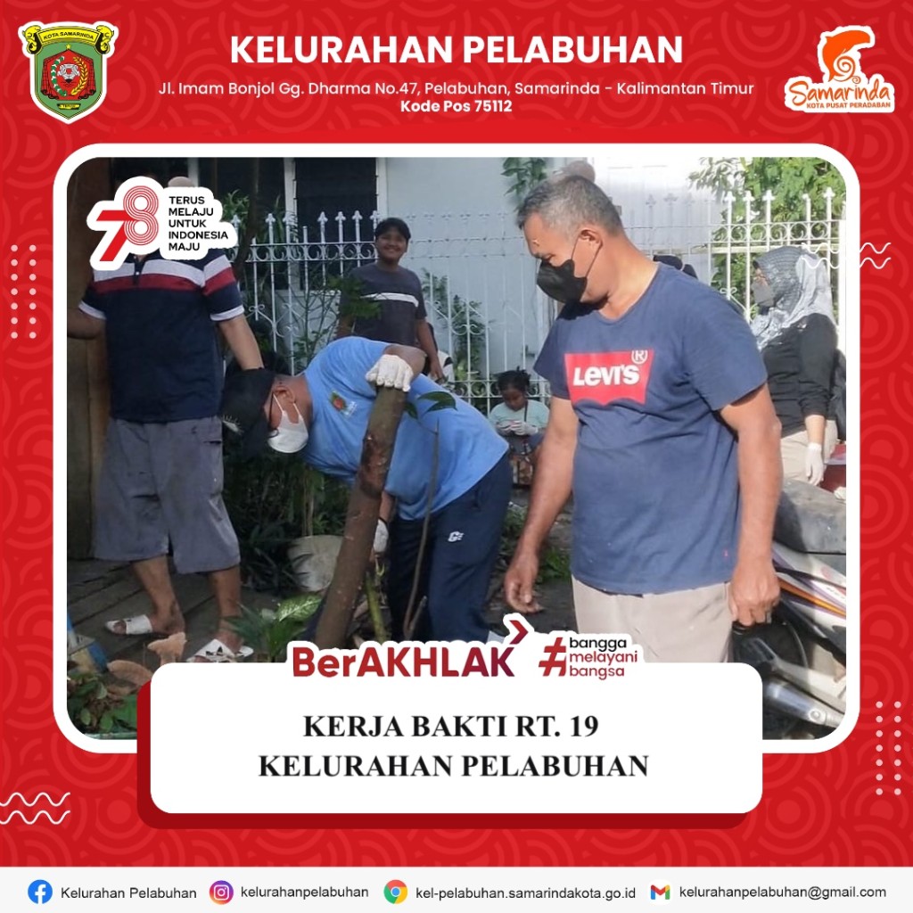 Kerja Bakti Di RT. 19